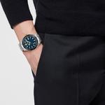 VERSACE Часы V Dome 42mm, Blue - фото 11