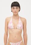 Топ бикини Versace SWIM RENEWSTYLE LIGHT UNDERWATER BAROCCO ALL OVER SAFETY PIN, Eggshell/Dragonfruit/Light Pink - фото