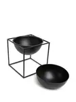 Декоративная чаша kubus, 23х23х23 см, Audo, черный - фото 6