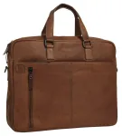 Портфель X-Zone, натуральная кожа, цвет Cognac - фото 3