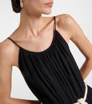 Длинное платье из хлопка Lorelei Velvet, черный - фото 4