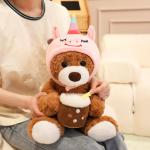 Милые плюшевые медведи трансформеры, высота 22см/32см FANNIKEER - фото 10