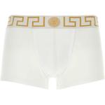 Грека бордер растянутые боксеры VERSACE, белый - фото