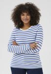 Джемпер Kaffe Curve Jumper, Blue Chalk Stripe/Blue - фото