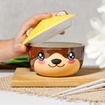Миска Otter Kawaii с крышкой для любителей аниме - фото 2