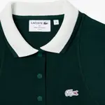 LACOSTE Женское зеленое платье с короткими рукавами - фото 6