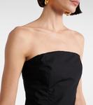 Саския бесшовное хлопковое мини-платье Faithfull, черный - фото 4