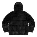 Куртка x wtaps faux fur hooded jacket 'black' Supreme, черный - фото 2