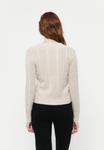 Кардиган pure cashmere CLASSIC CABLE CARDIGAN, Oatmeal/Beige - фото 3