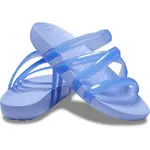 Crocs Splash Glossy Strappy slides, синий - фото 4