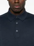 Рубашка поло из джерси Zegna, синий - фото 5