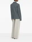 Двубортный шерстяной блейзер JW ANDERSON, серый - фото 3