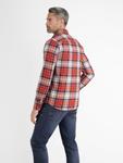 Клетчатая рубашка LERROS Regular fit Button Up Shirt, красный - фото 4