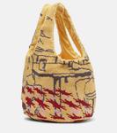 Миниатюрная бисерная сумка-шопер JW Anderson, Multi - фото 4