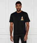 Футболка мужская Hugo Blue с изображением пиццы, черный - фото