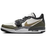 Air Legacy 312 Low 'Sail Medium Olive' Jordan, Кроссовки White/Black/Wolf Gray/Medium Olive Green - фото