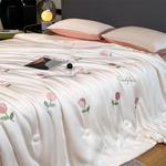 AVIVI Комплект постельного белья 4 предмета, 200x230 см, летнее одеяло - фото 6