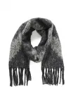 Шарф Kaffe Curve, Black Broken White - фото 3
