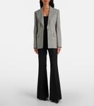 Шерстяные расклешённые брюки Rhein Gabriela Hearst, черный - фото 2