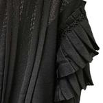 Трикотажная футболка женская черная CHANEL - фото 4