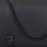 Alexander McQueen Кожаная сумка через плечо, черная - фото 7