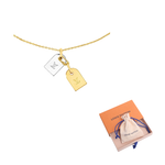 Нанограммовое ожерелье LOUIS VUITTON, золотой - фото