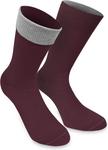 Носки normani 1 шт Bi Color, цвет Bordeaux/Hellgrau - фото 2