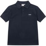 Поло SS25 детское HUGO BOSS, синий - фото