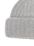 Шапка в рубчик Lisa Yang, серый - фото 3