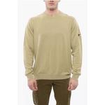 Бежевый хлопковый свитер Woolrich, Beige - фото