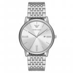 EMPORIO ARMANI Часы Three Hand Date Stainless Steel Watch, Silver Dial - фото 4