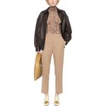 Зауженные укороченные брюки JIL SANDER, верблюжий бежевый - фото 3