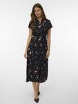 Платье Vero Moda VMNEWHALLIE TIE DRESS, Black - фото