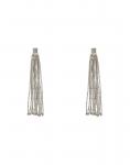 Серьги Brunello Cucinelli, серебряный - фото