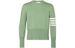 THOM BROWNE Зеленый свитер для мужчин - фото