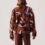 Куртка Adidas by Stella McCartney Jaquard Fleece, темно-коричневый - фото 5