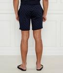 Шорты мужские Boss хлопковые с принтом, синий - фото 3