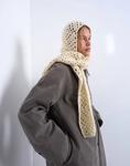 Балаклава крючком Topshop кремового цвета - фото 2