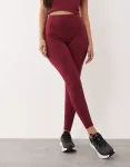 4505 Вишнево-красные спортивные леггинсы с высокой посадкой и активной талией Hourglass - фото 3