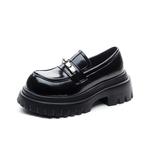 Medd Лоферы женские 6,0 см, черные - фото