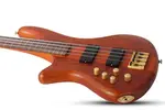 Электрический бас-гитара Schecter Stiletto Studio-4 FL. Для левшей, медовый сатин - фото 3