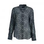 Синяя хлопковая рубашка Gant, синий - фото