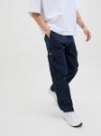 Свободные брюки-карго JACK & JONES JPSTKANE JONNIE, темно-синий - фото 7