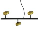 Подвесной светильник 80x12x44,5 см, черный - фото 4