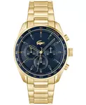 Мужские часы Boston Ionic Plated Thin Gold Steel Watch 42 мм Lacoste - фото