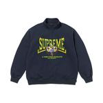 Пуловер Supreme Crest Appliqué Half Zip Pullover, Navy - фото