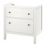 Шкаф под умывальник, белый, 80x83 см, HEMNES IKEA - фото