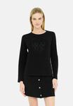 Топ LIU JO Long sleeved top, Black - фото