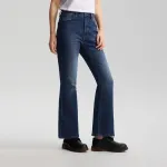 Lee Джинсы Women's Dark Blue Moderate Flared - фото 7