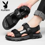 Пляжные шлепанцы Playboy, черные - фото 10